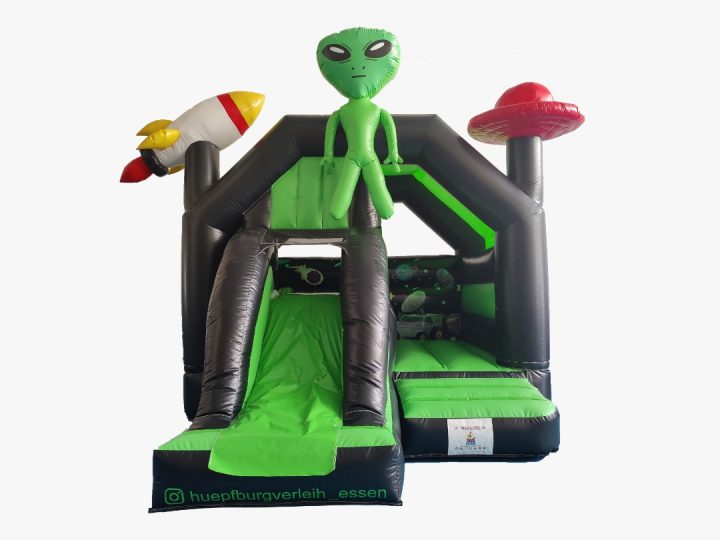 Hüpfburg Alien